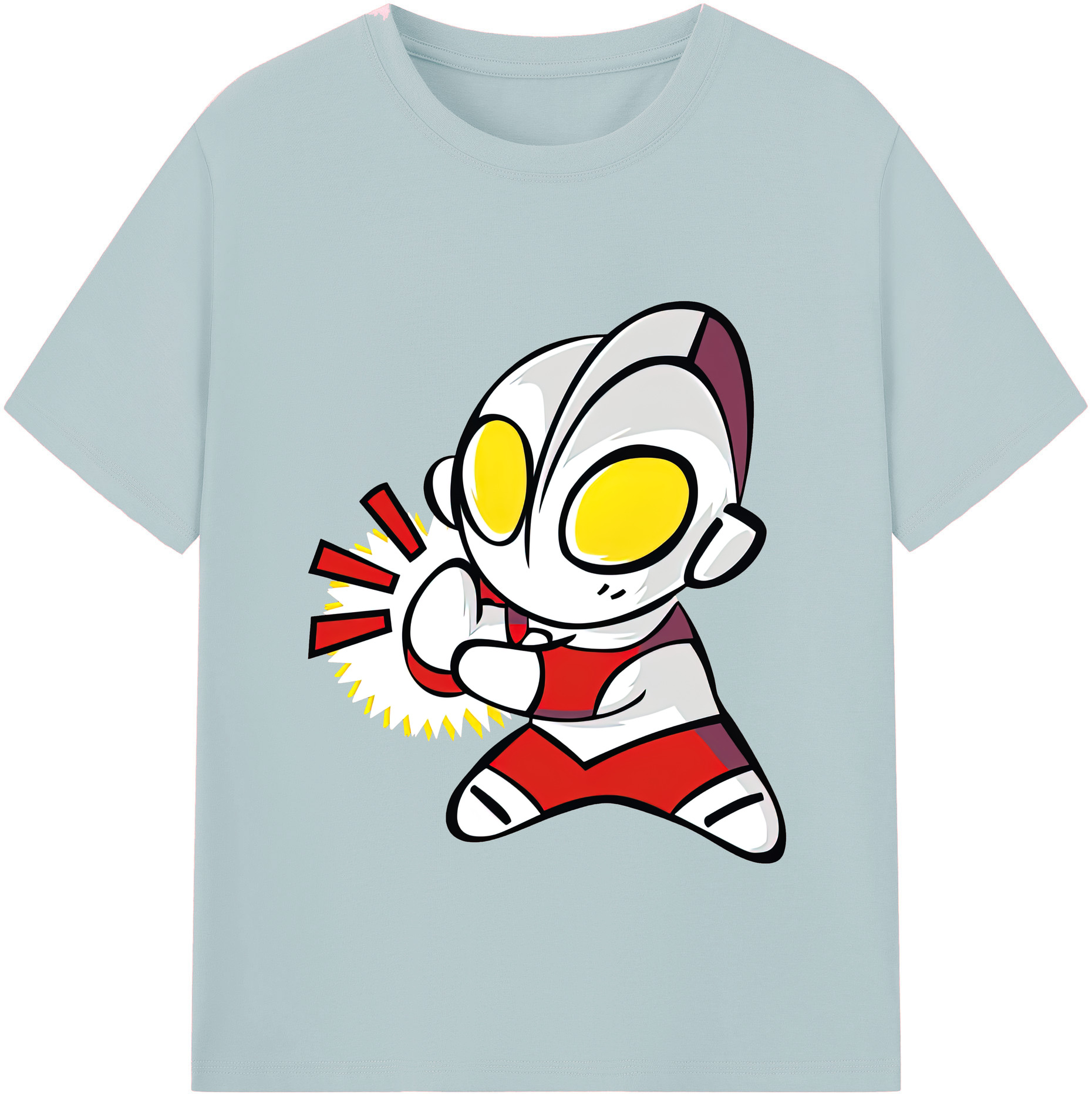 （画像用） ウルトラマン Ultraman 綿100％半袖Tシャツ（フロントプリント）